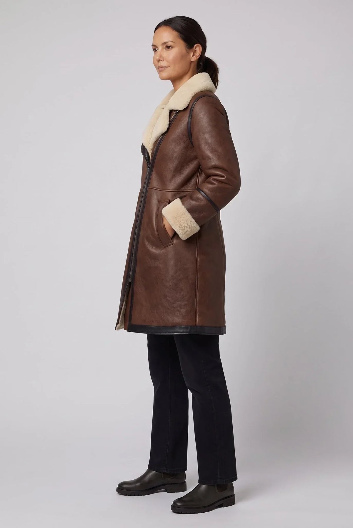 Women's Aviator Coat, image 3