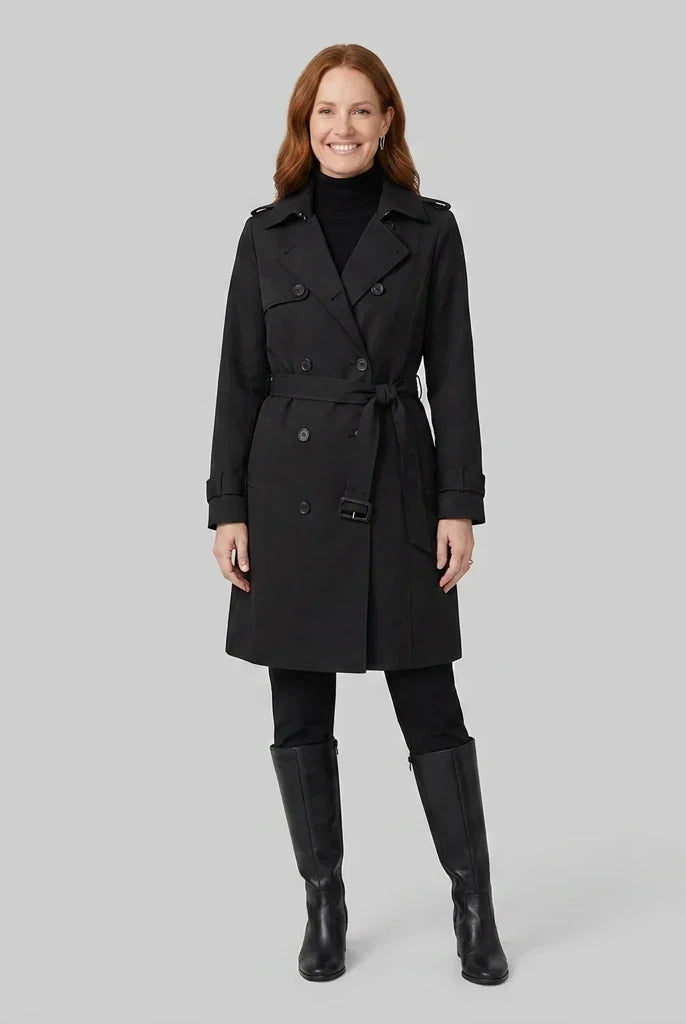 Women's Belted Trench Coat
