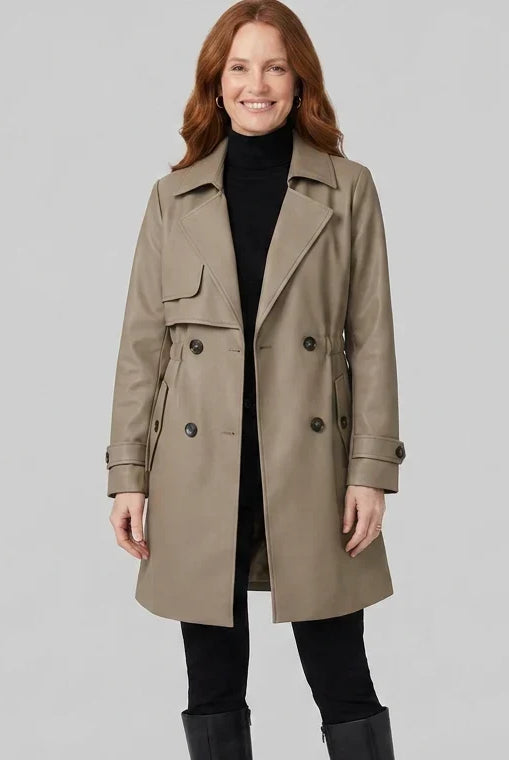 Women's Belted Trench Coat, image 2