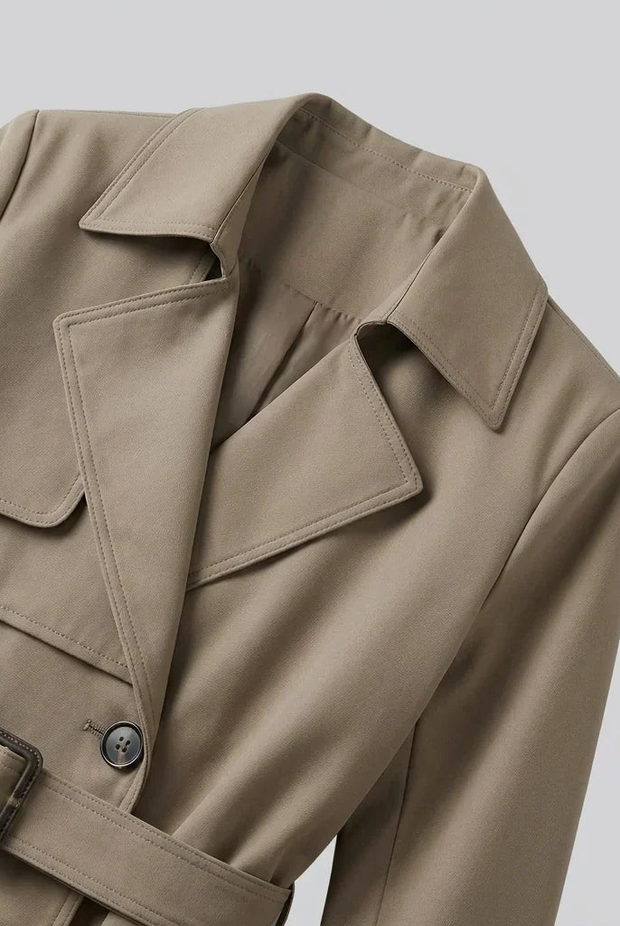Women's Belted Trench Coat, image 7