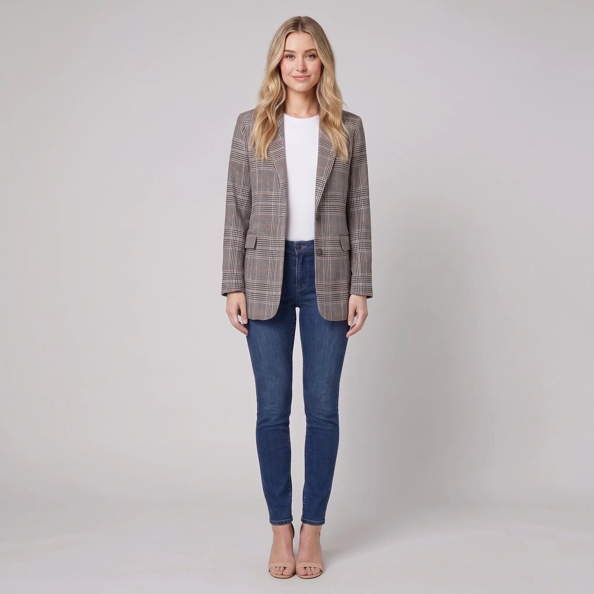 Women's Check Blazer