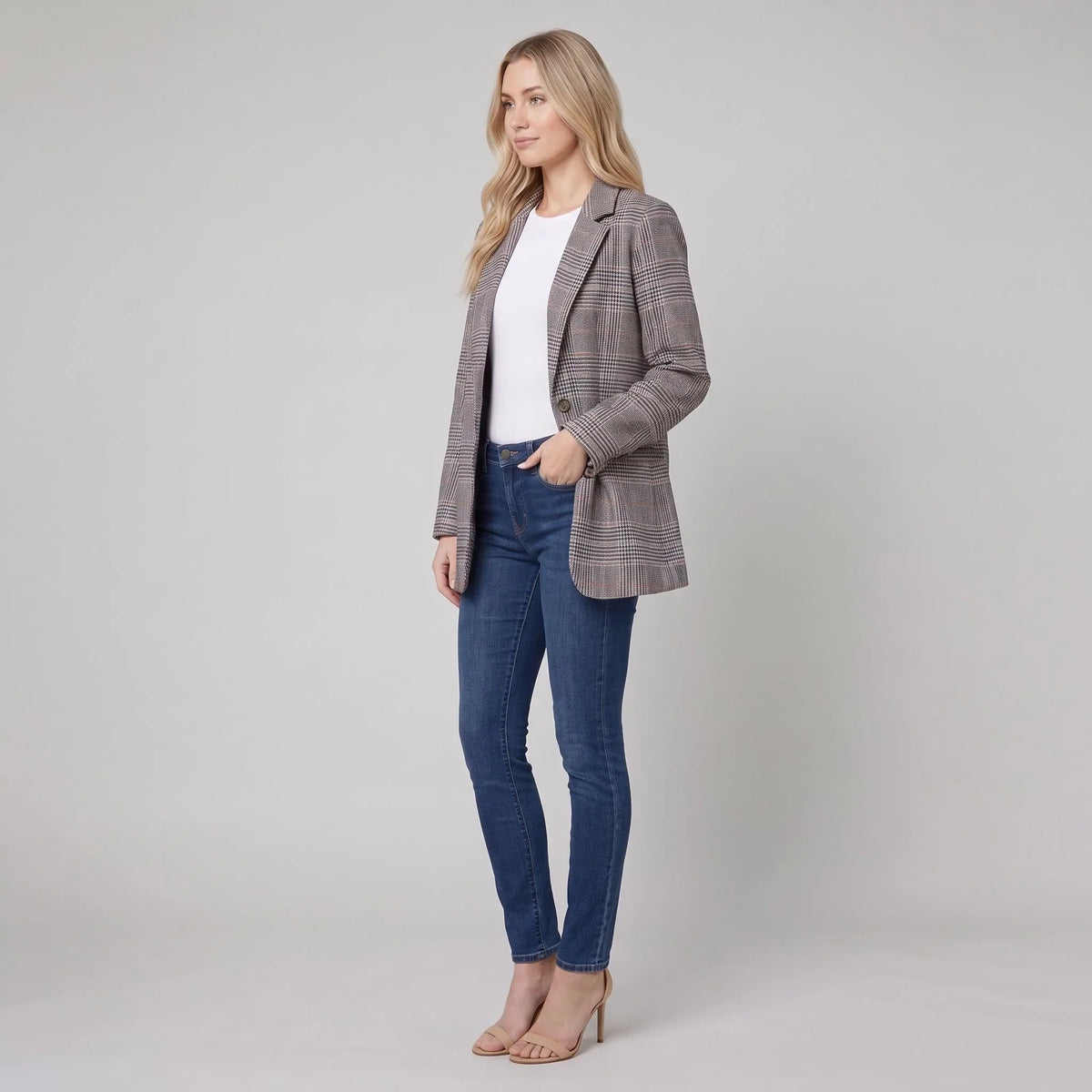 Women's Check Blazer, image 3