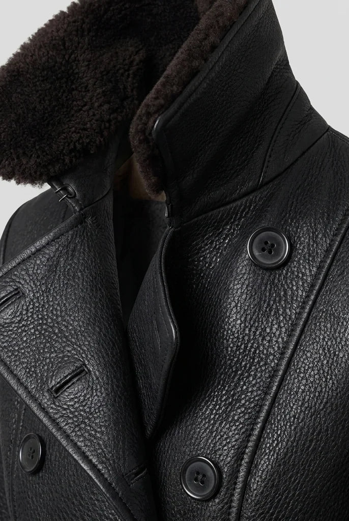Women's Double-Breasted Coat, image 7