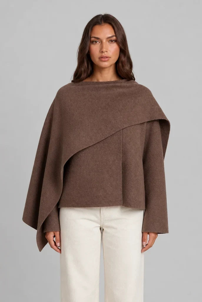 Women's Draped Wrap Cape