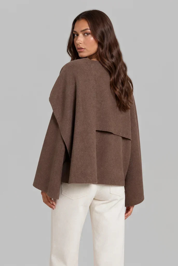 Women's Draped Wrap Cape, image 4