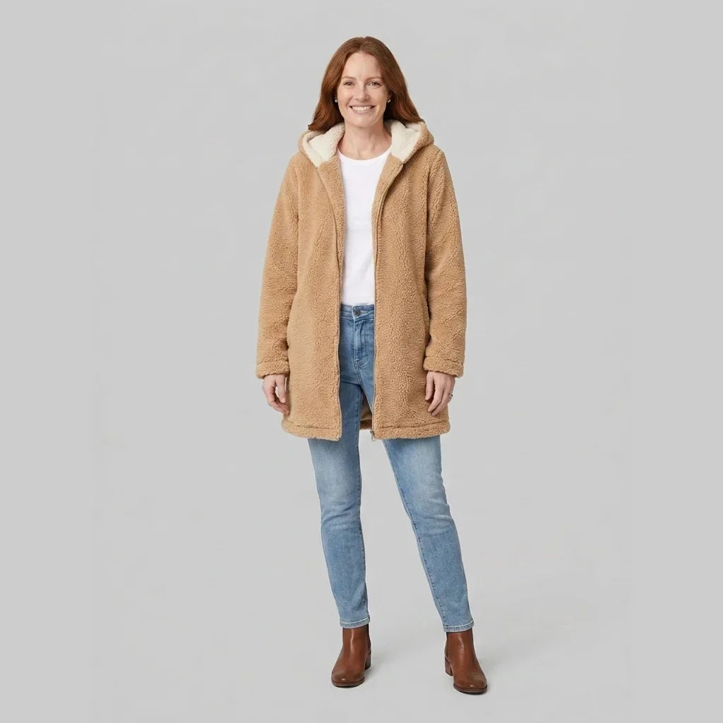 Women's Hooded Zip Coat, image 10