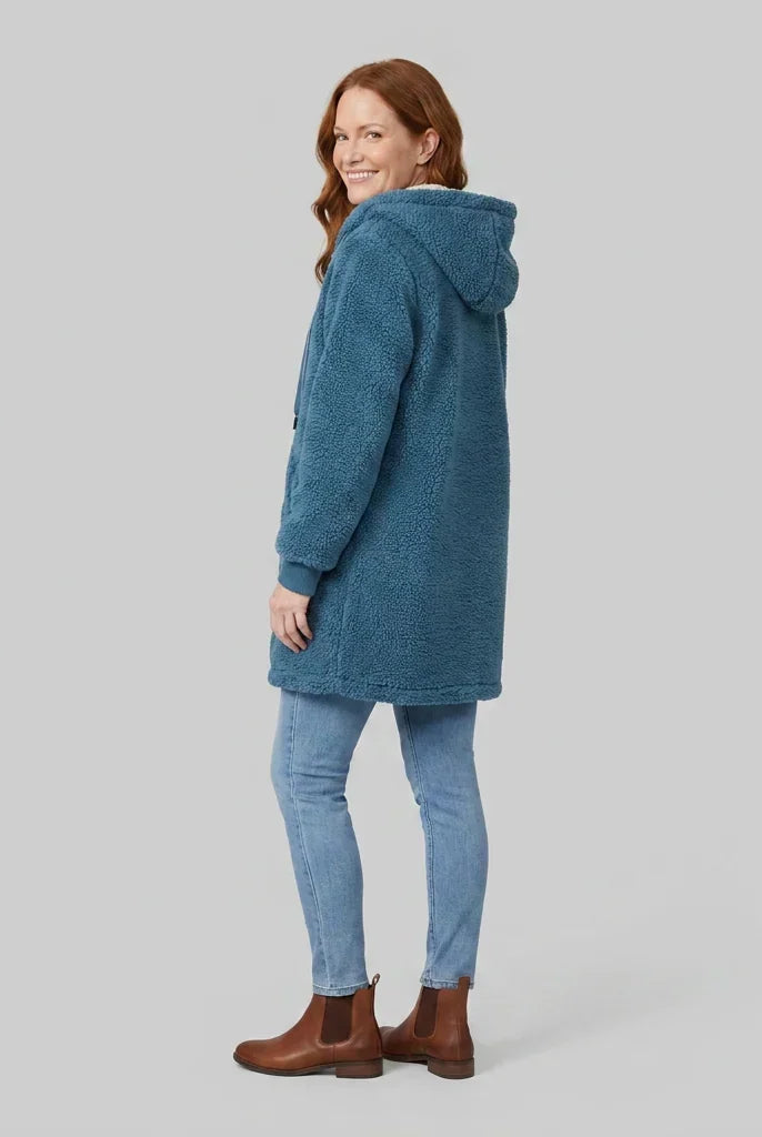 Women's Hooded Zip Coat, image 4