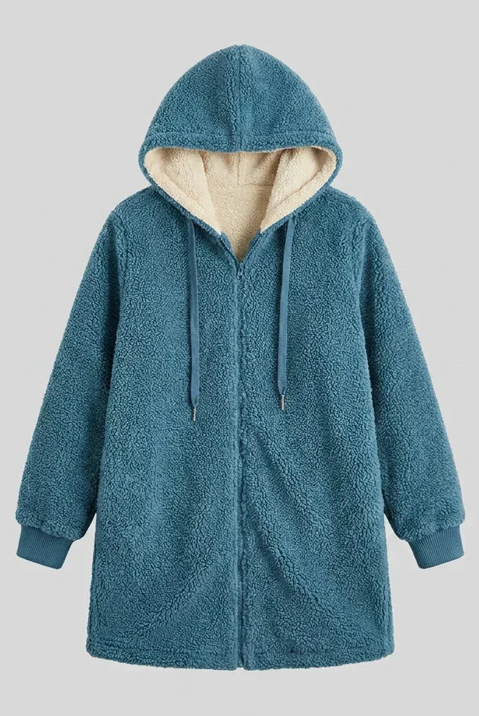 Women's Hooded Zip Coat, image 5