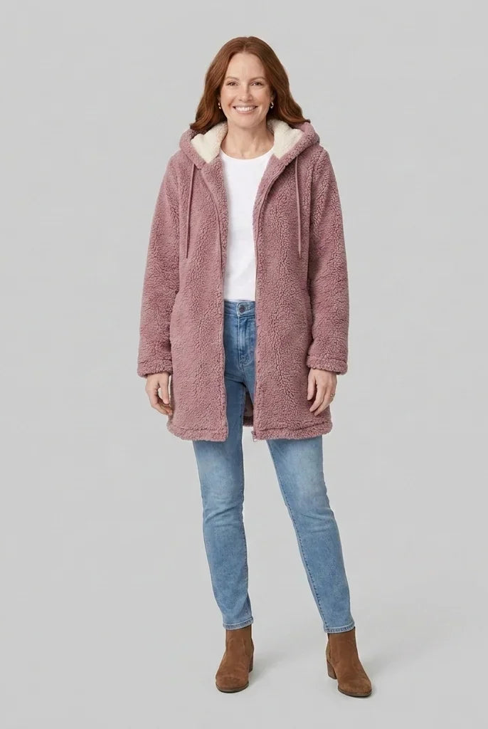 Women's Hooded Zip Coat, image 8