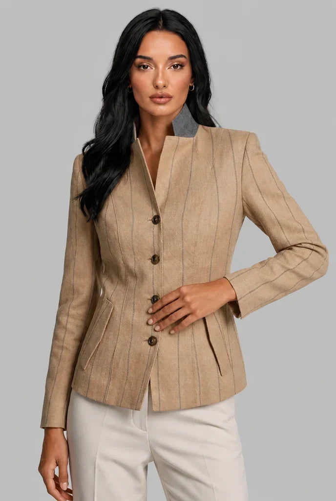 Women's Pinstripe Blazer