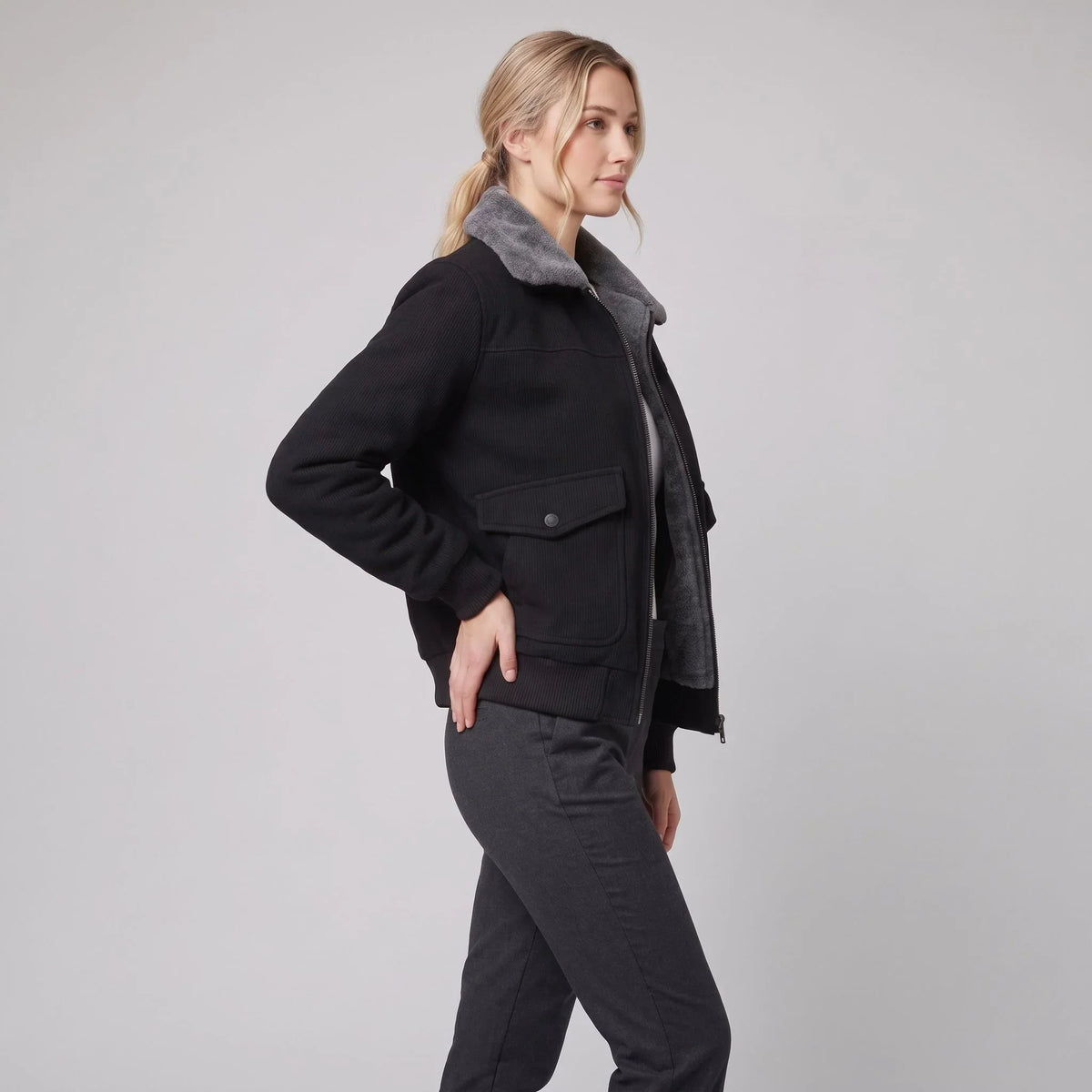Women's Plush-Lined Jacket, image 3