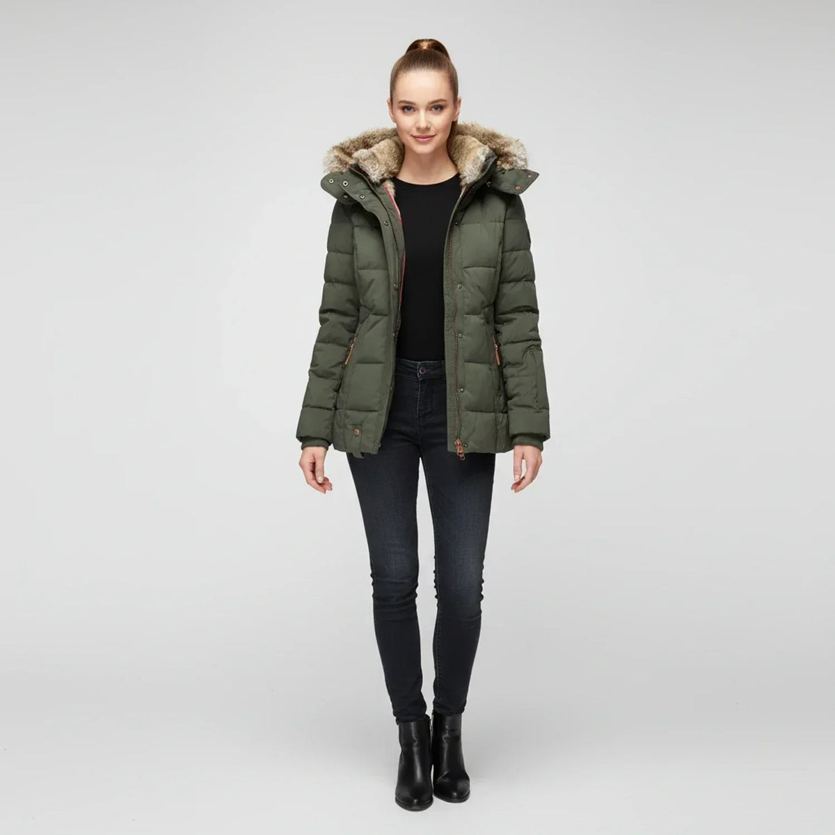 Women's Quilted Puffer Jacket, image 4