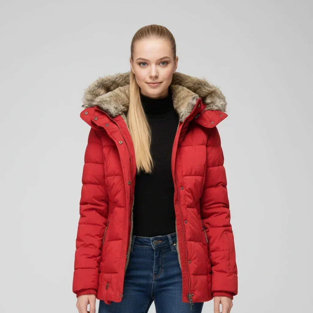 Women's Quilted Puffer Jacket, image 5