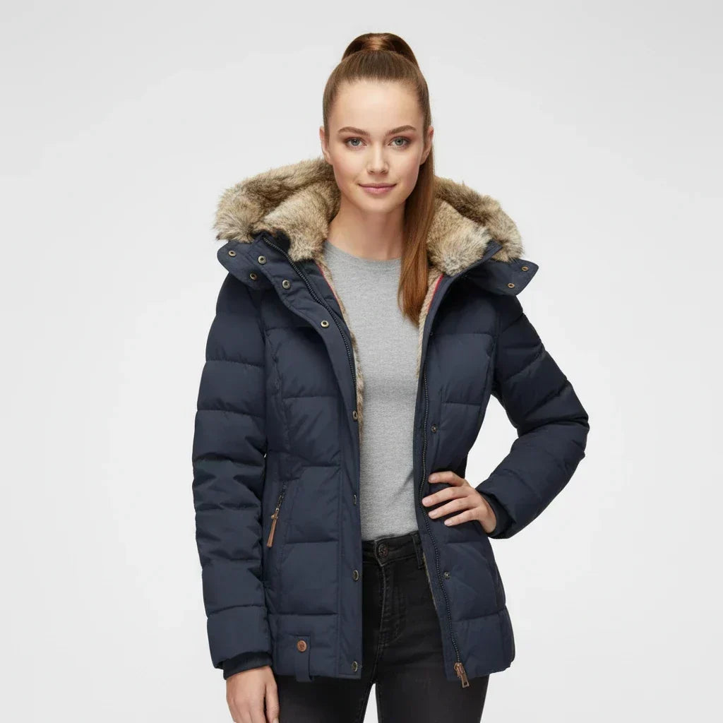 Women's Quilted Puffer Jacket, image 7
