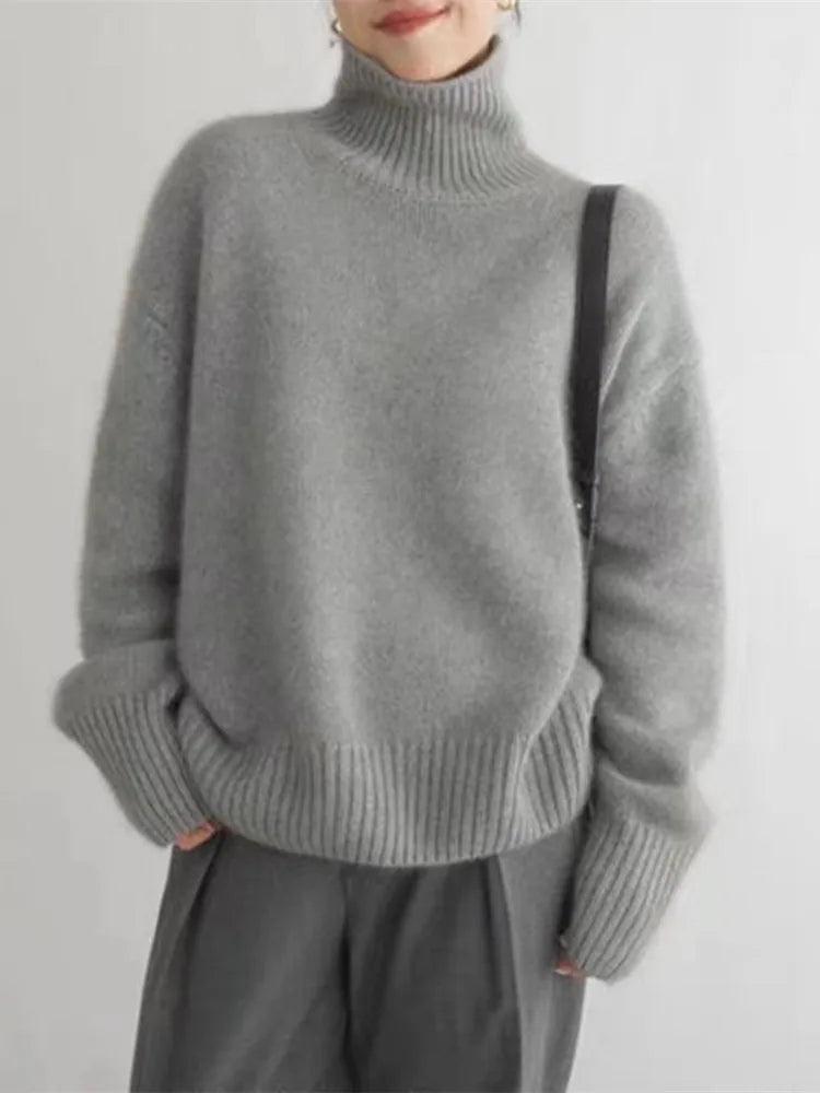 Women's Roll Neck Jumper, image 4