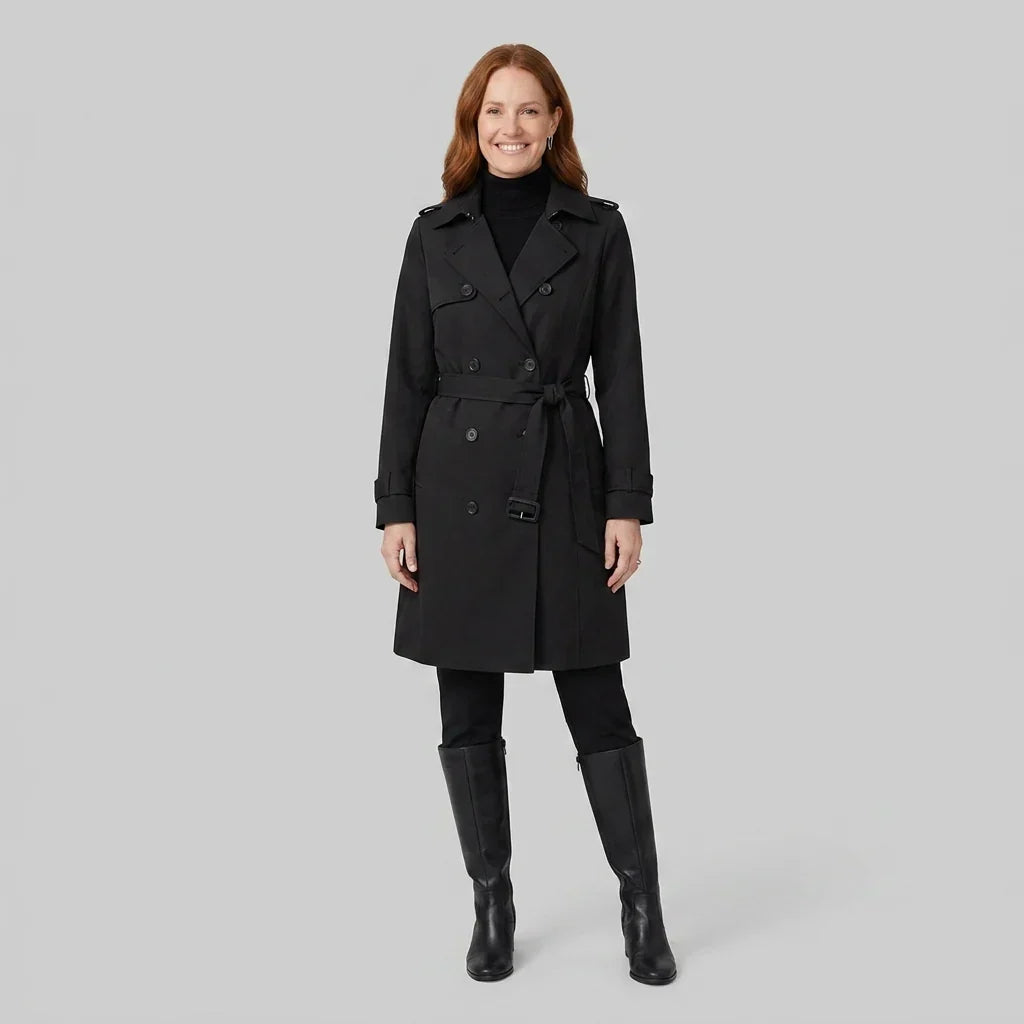 Women's Belted Trench Coat