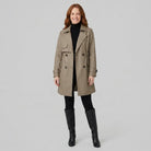 Women's Belted Trench Coat, image 3