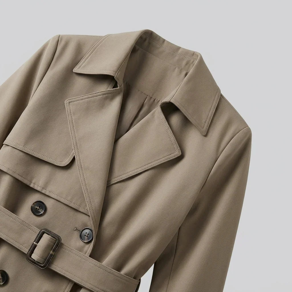 Women's Belted Trench Coat, image 7
