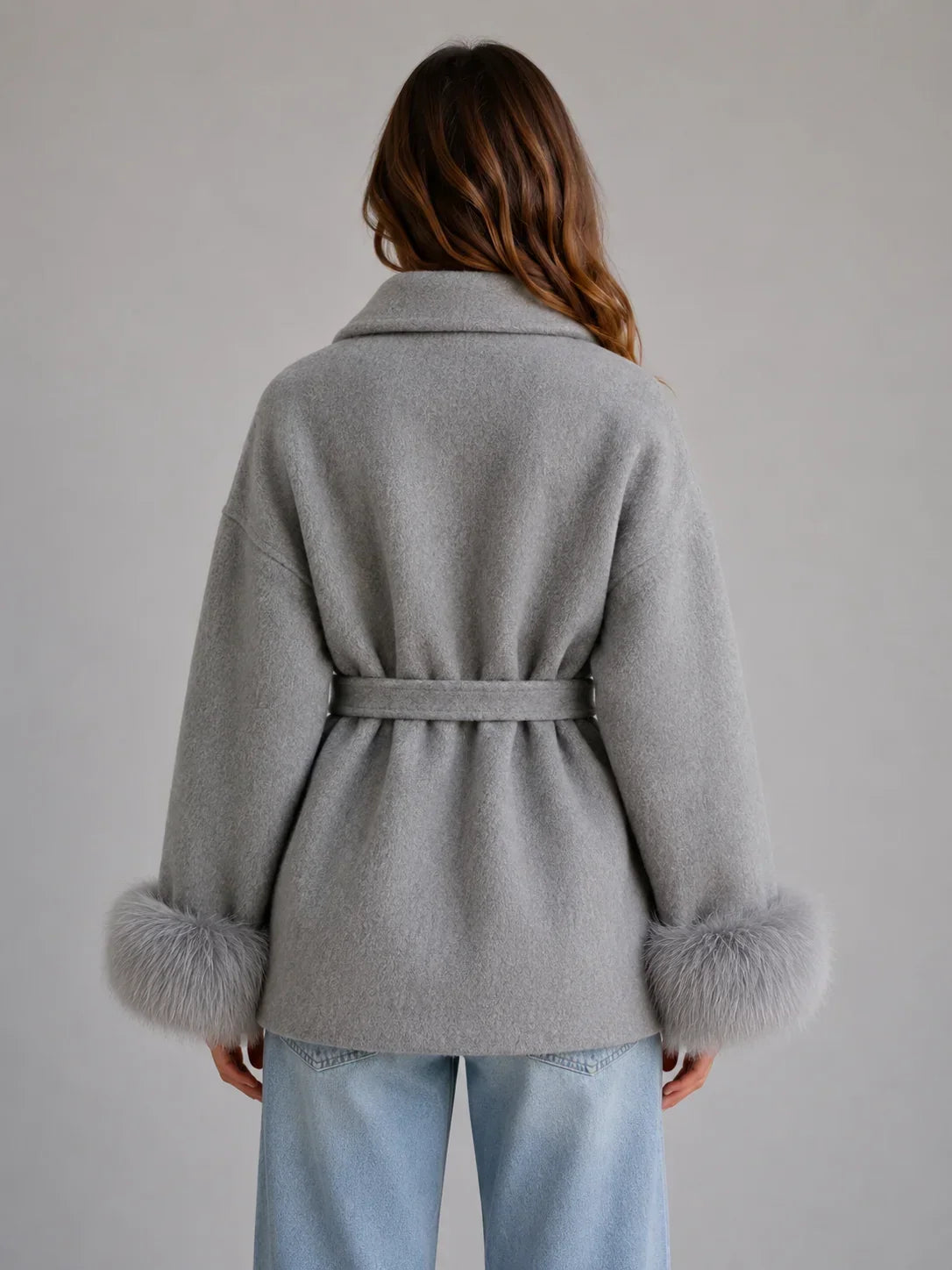 Women's Belted Wrap Coat, image 2