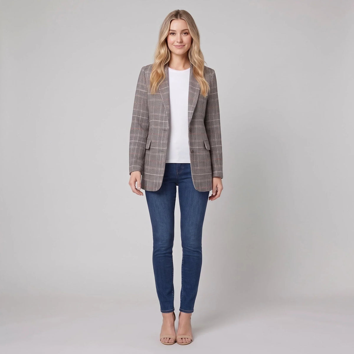 Women's Check Blazer, image 4