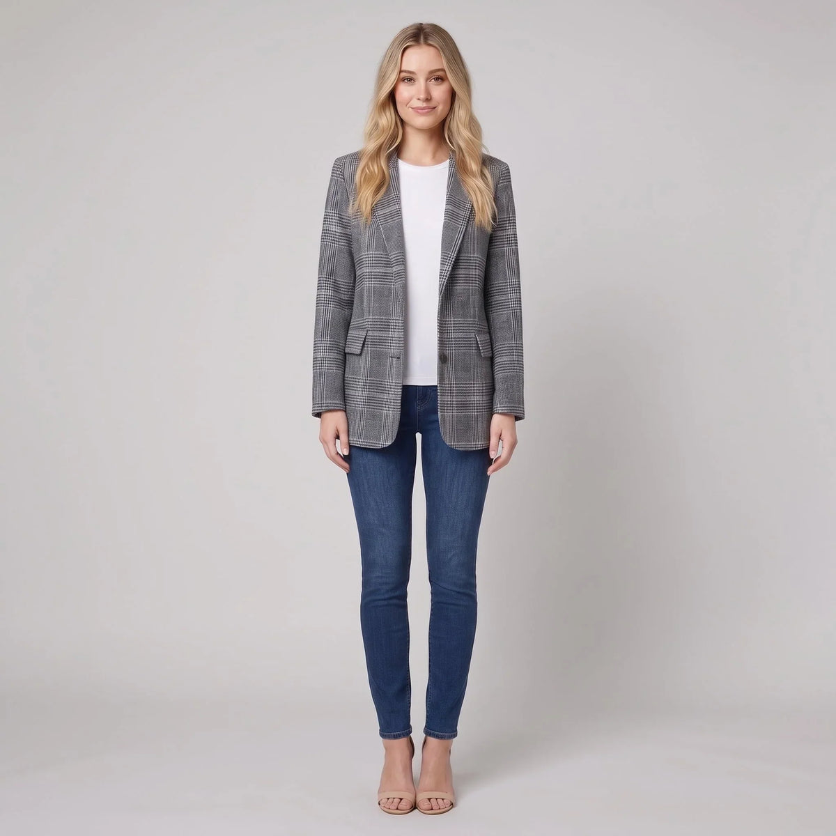 Women's Check Blazer, image 8