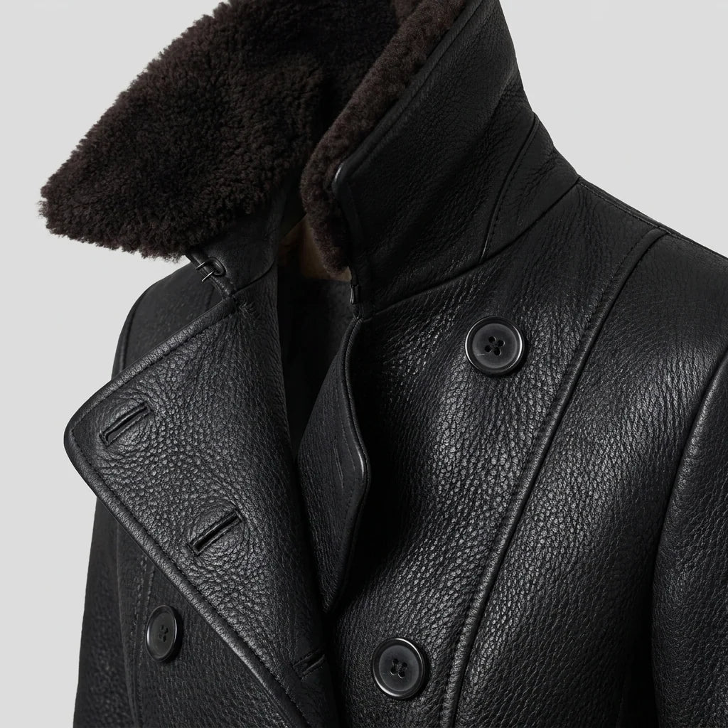 Women's Double-Breasted Coat, image 7
