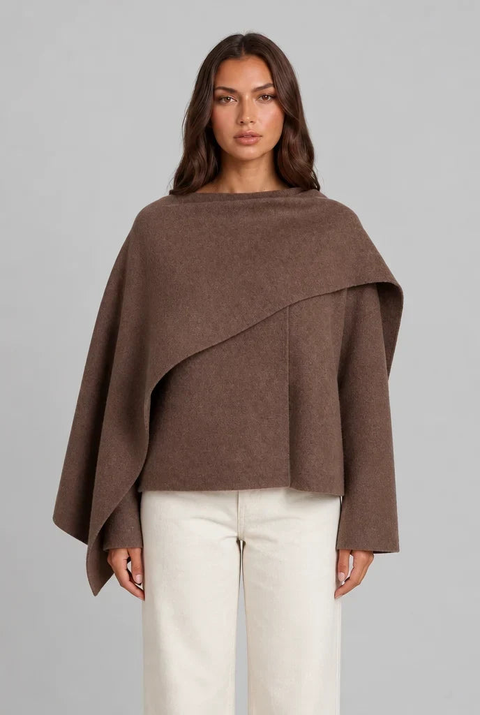 Women's Draped Wrap Cape