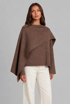 Women's Draped Wrap Cape, image 3