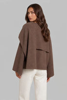 Women's Draped Wrap Cape, image 4