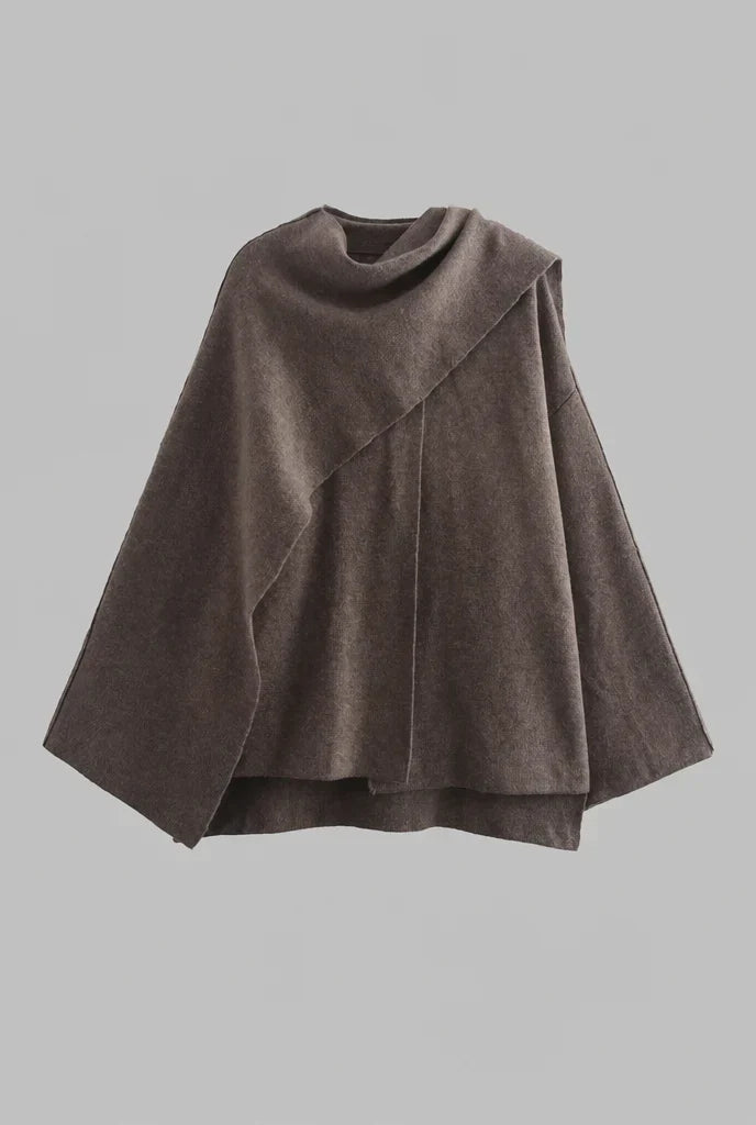 Women's Draped Wrap Cape, image 5