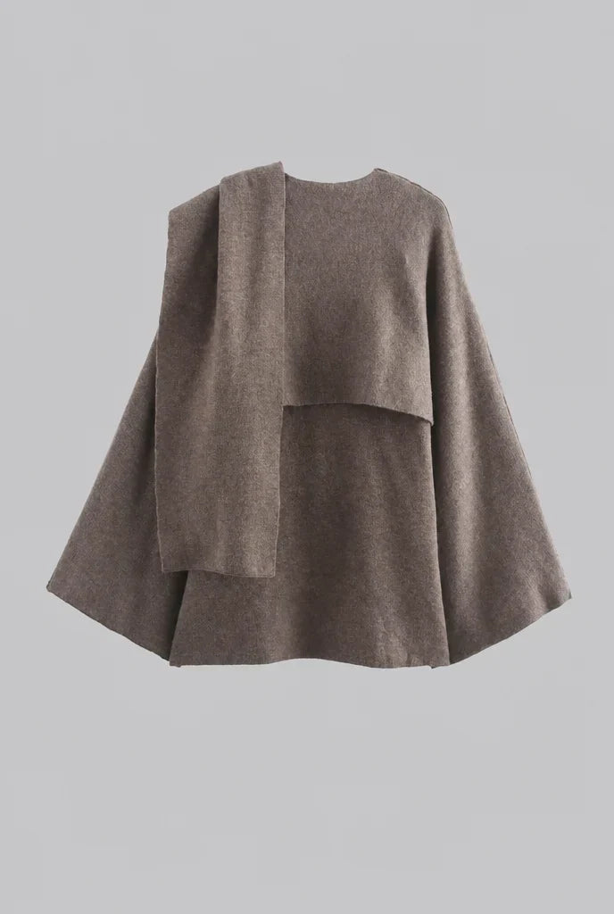 Women's Draped Wrap Cape, image 6