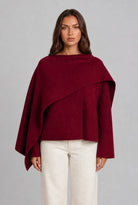 Women's Draped Wrap Cape, image 7