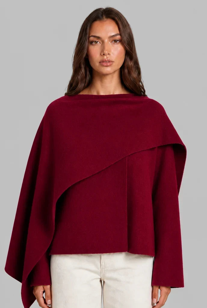 Women's Draped Wrap Cape, image 8