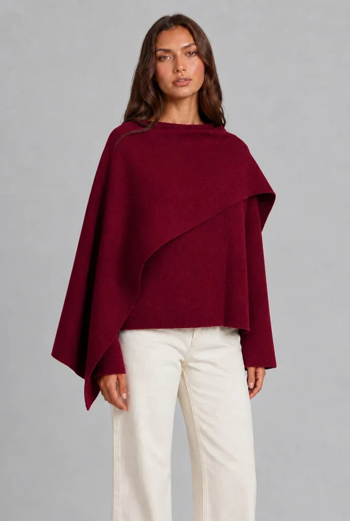 Women's Draped Wrap Cape, image 9