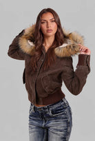 Women's Hooded Bomber Jacket, image 3