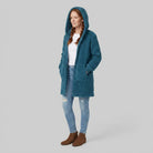 Women's Hooded Zip Coat, image 3