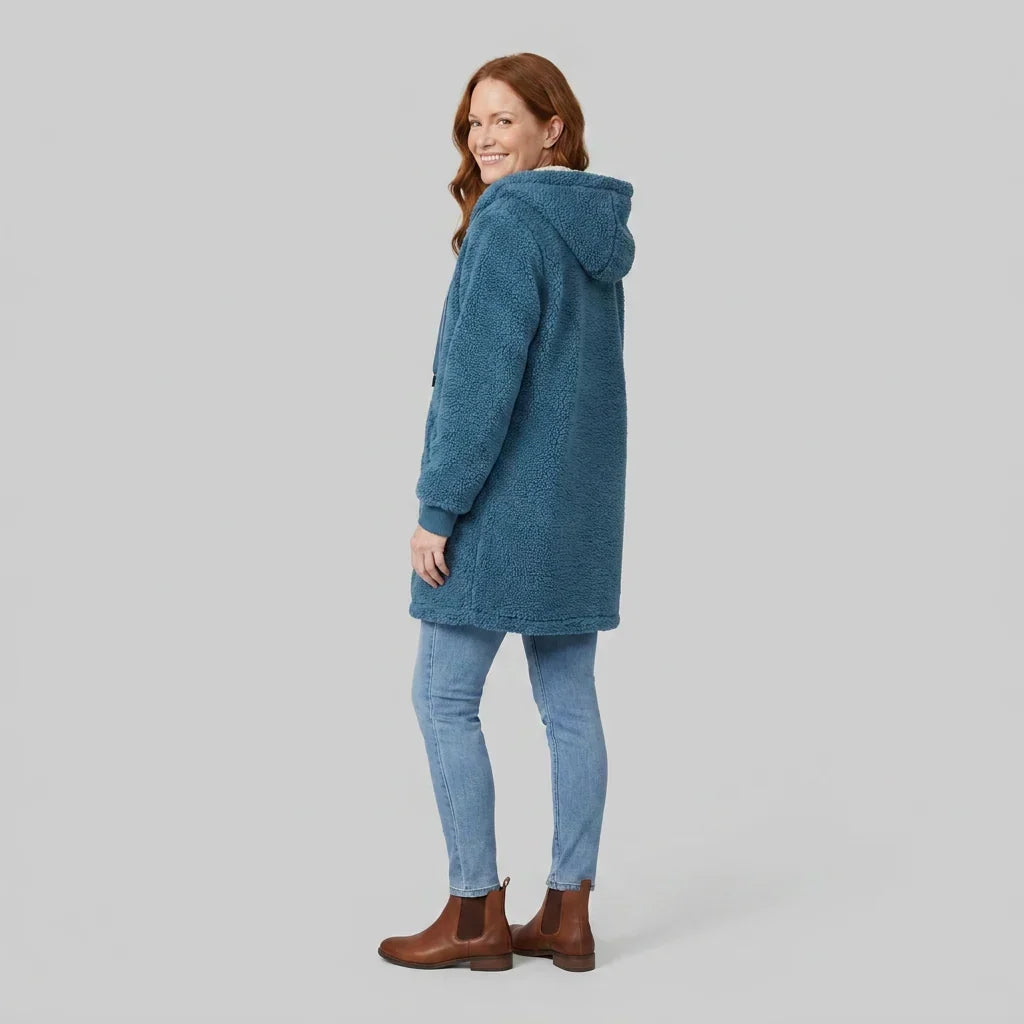 Women's Hooded Zip Coat, image 4