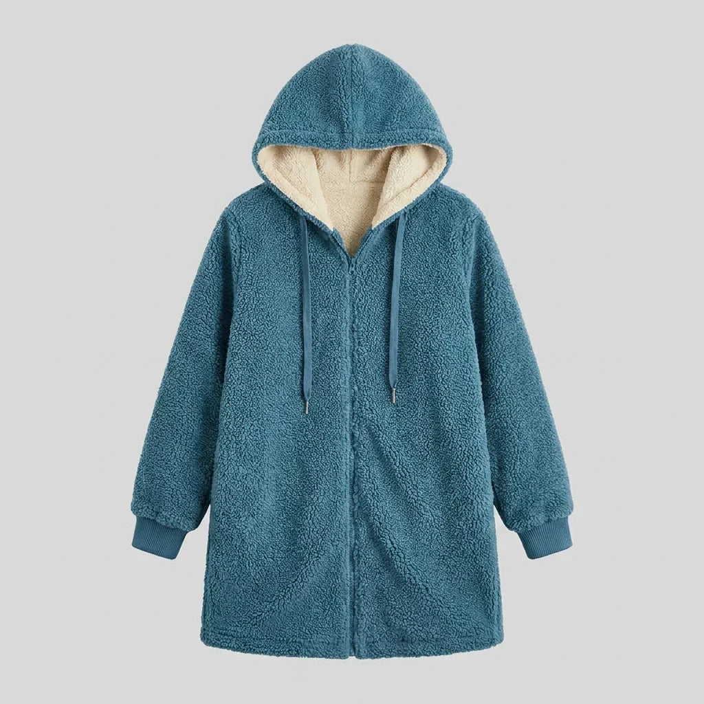 Women's Hooded Zip Coat, image 5