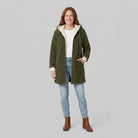Women's Hooded Zip Coat, image 7