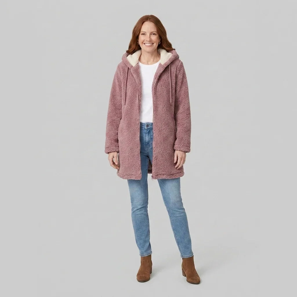 Women's Hooded Zip Coat, image 8