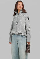 Women's Paisley Zip Jacket, image 5