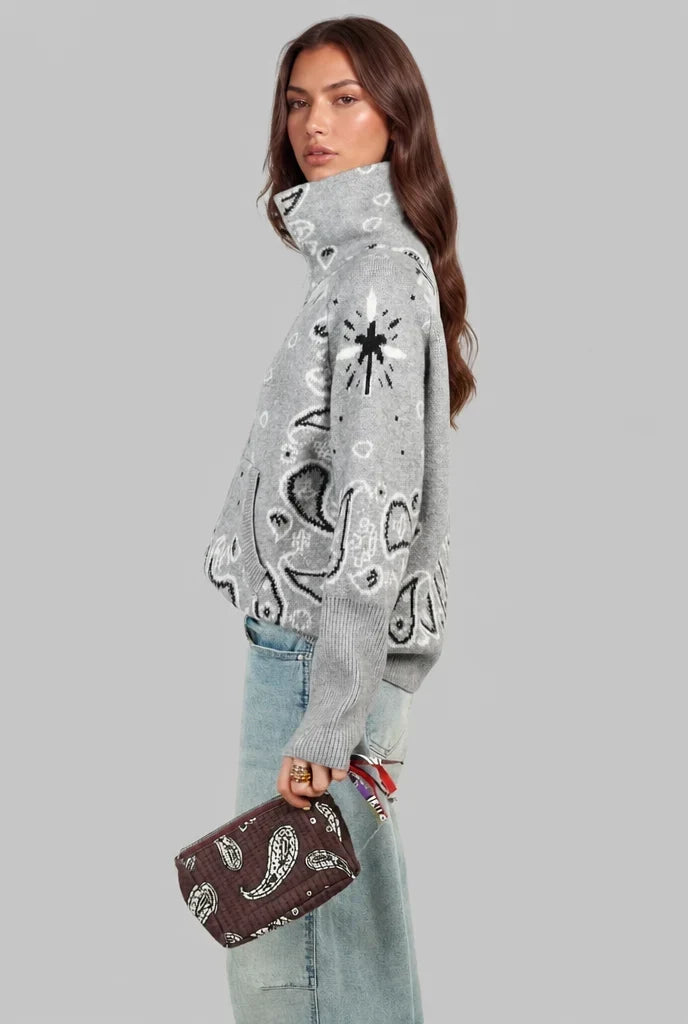 Women's Paisley Zip Jacket, image 9