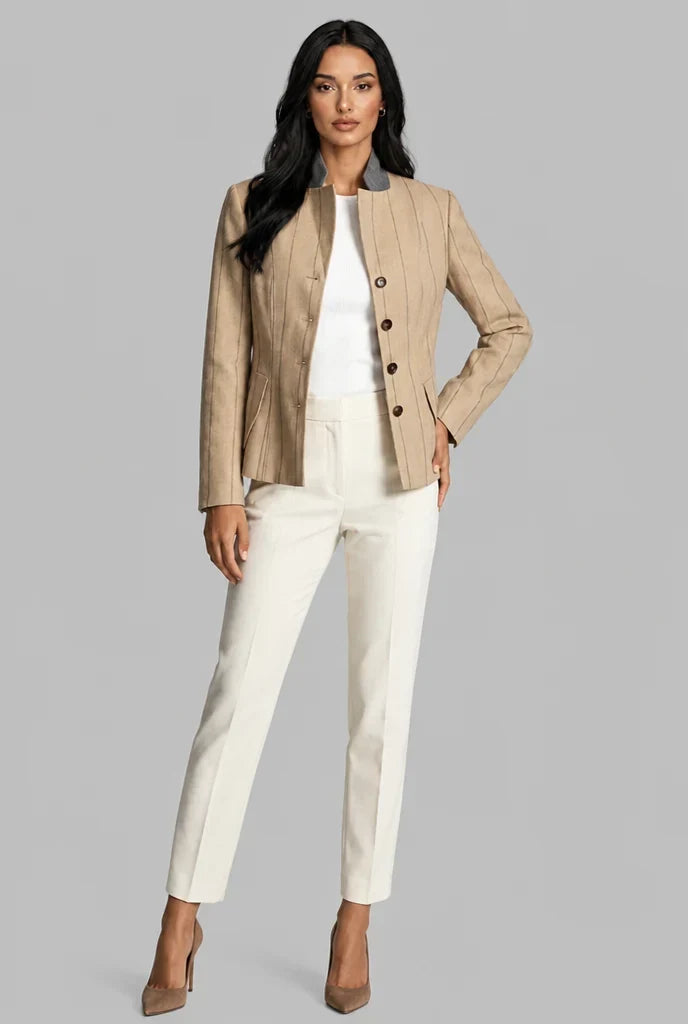 Women's Pinstripe Blazer, image 3