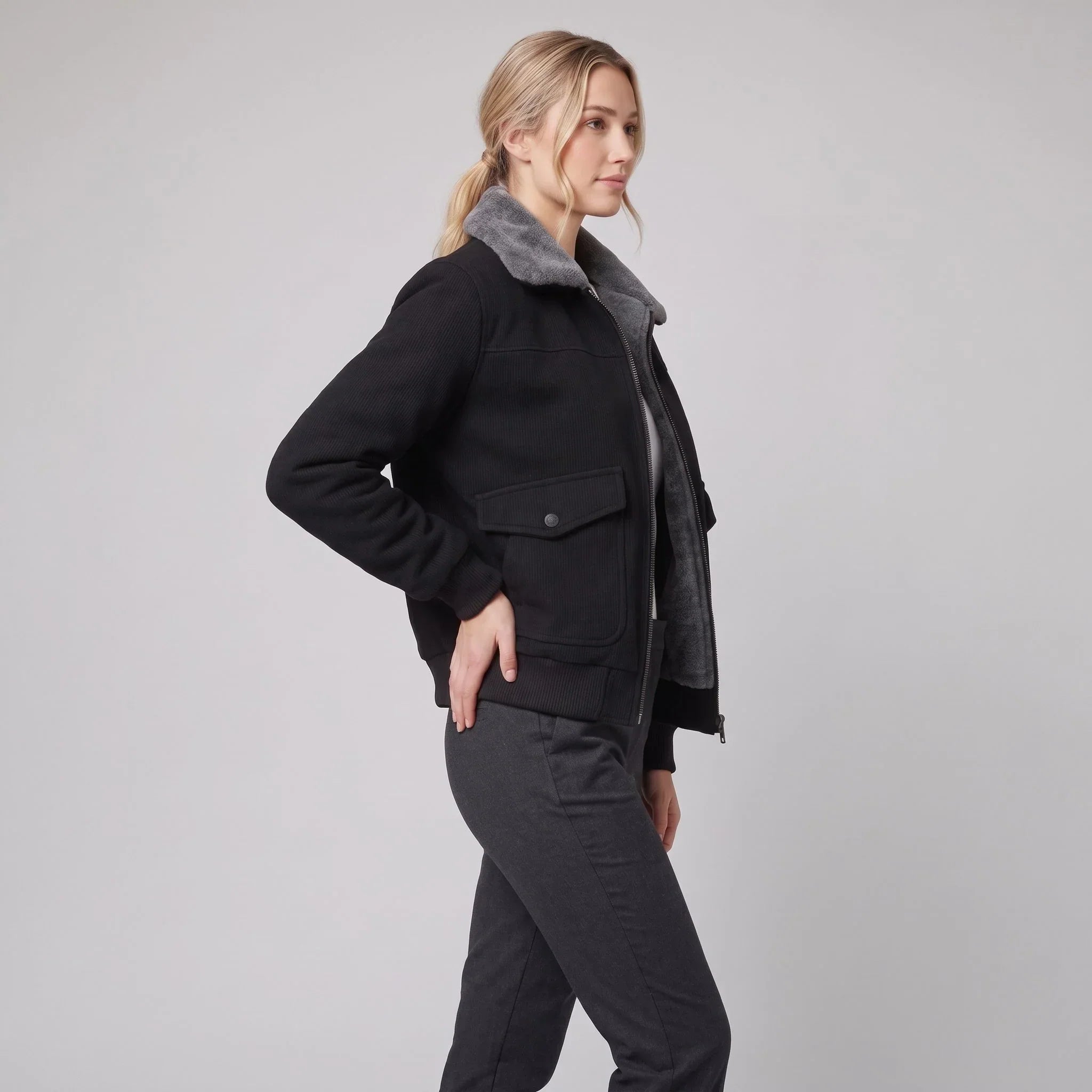 Women's Plush-Lined Jacket, image 3