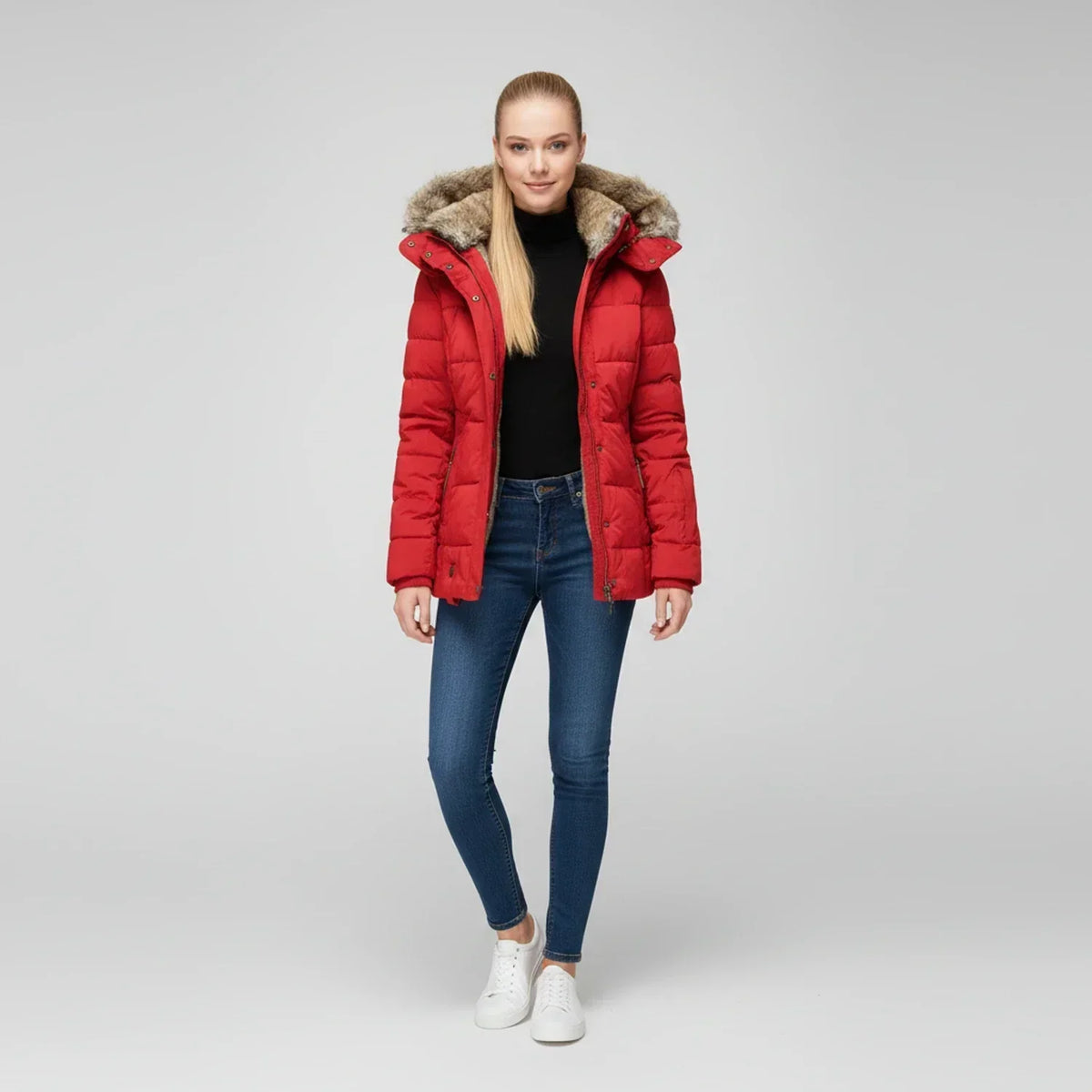 Women's Quilted Puffer Jacket, image 6