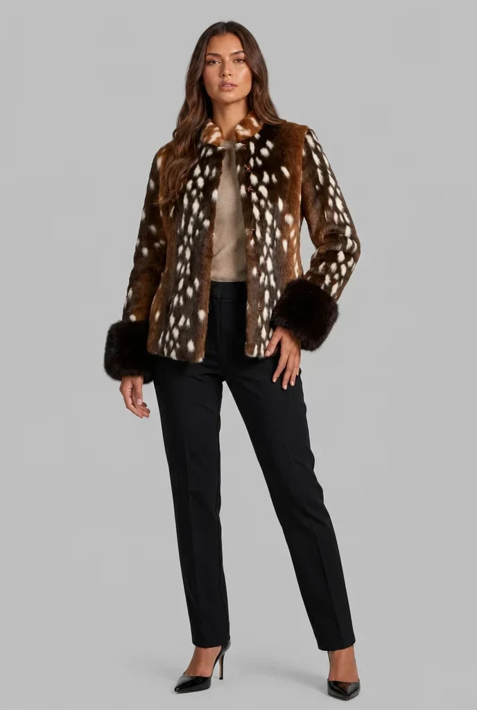 Women's Spotted Print Jacket
