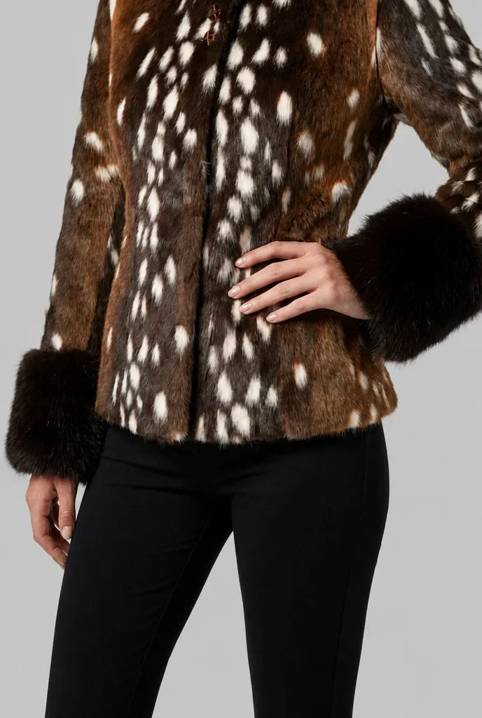 Women's Spotted Print Jacket, image 4